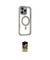 ieg™ iPhone 16 Pro Kılıf Eksen Klasik Koleksiyonu - Siyah Buffer Cam Ekran Koruyucu