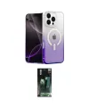 ieg™ iPhone 16 Pro Kılıf Eksen Minimal Özel Seri - Siyah 360 Mat Full Body Arka Koruyucu
