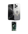 ieg™ iPhone 16 Pro Kılıf Eksen Minimal Özel Seri - Siyah 360 Mat Full Body Arka Koruyucu
