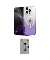 ieg™ iPhone 16 Pro Kılıf Eksen Minimal Özel Seri - Siyah Bilvis 3D Mat Cam Ekran Koruyucu