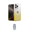 ieg™ iPhone 16 Pro Kılıf Eksen Minimal Özel Seri - Siyah Joko Magic 5D Cam