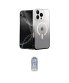 ieg™ iPhone 16 Pro Kılıf Eksen Minimal Özel Seri - Siyah Joko Magic 5D Cam