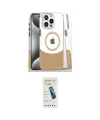 ieg™ iPhone 16 Pro Kılıf İz Asil Prime - Şeffaf Pasifik Cam Ekran Koruyucu