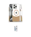 ieg™ iPhone 16 Pro Kılıf İz Asil Prime - Siyah Bilvis 0.18mm Plus Cam Ekran Koruyucu