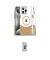 ieg™ iPhone 16 Pro Kılıf İz Asil Prime - Siyah Bilvis 3D Cam Ekran Koruyucu