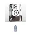 ieg™ iPhone 16 Pro Kılıf İz Asil Prime - Siyah Joko Magic 5D Cam