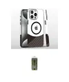 ieg™ iPhone 16 Pro Kılıf İz Asil Prime - Siyah Joko Magic 5D Hayalet Cam