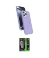 ieg™ iPhone 16 Pro Kılıf İz Işık Koleksiyonu - Şeffaf 360 Full Body Arka Koruyucu