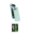 ieg™ iPhone 16 Pro Kılıf İz Işık Koleksiyonu - Şeffaf 360 Full Body Arka Koruyucu