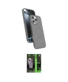 ieg™ iPhone 16 Pro Kılıf İz Işık Koleksiyonu - Şeffaf 360 Full Body Arka Koruyucu
