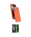ieg™ iPhone 16 Pro Kılıf İz Işık Koleksiyonu - Şeffaf 360 Full Body Arka Koruyucu
