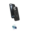 ieg™ iPhone 16 Pro Kılıf İz Işık Koleksiyonu - Siyah 3D Antistatik Seramik Nano Ekran Koruyucu