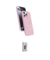ieg™ iPhone 16 Pro Kılıf İz Işık Koleksiyonu - Siyah Bilvis 3D Cam Ekran Koruyucu