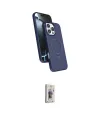 ieg™ iPhone 16 Pro Kılıf İz Işık Koleksiyonu - Siyah Bilvis 3D Cam Ekran Koruyucu