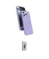 ieg™ iPhone 16 Pro Kılıf İz Işık Koleksiyonu - Siyah Bilvis 3D Cam Ekran Koruyucu