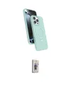 ieg™ iPhone 16 Pro Kılıf İz Işık Koleksiyonu - Siyah Bilvis 3D Cam Ekran Koruyucu