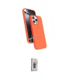 ieg™ iPhone 16 Pro Kılıf İz Işık Koleksiyonu - Siyah Bilvis 3D Cam Ekran Koruyucu