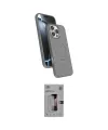 ieg™ iPhone 16 Pro Kılıf İz Işık Koleksiyonu - Siyah Bilvis 3D Mat Cam Ekran Koruyucu