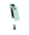 ieg™ iPhone 16 Pro Kılıf İz Işık Koleksiyonu - Siyah Bilvis Hayalet Cam Ekran Koruyucu
