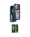 ieg™ iPhone 16 Pro Kılıf İz Minimal Koleksiyonu - Şeffaf 360 Full Body Arka Koruyucu