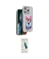 ieg™ iPhone 16 Pro Kılıf İz Minimal Koleksiyonu - Şeffaf Pasifik Cam Ekran Koruyucu