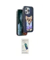 ieg™ iPhone 16 Pro Kılıf İz Minimal Koleksiyonu - Şeffaf Pasifik Cam Ekran Koruyucu