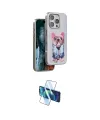 ieg™ iPhone 16 Pro Kılıf İz Minimal Koleksiyonu - Siyah 3D Antistatik Cam Ekran Koruyucu