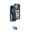 ieg™ iPhone 16 Pro Kılıf İz Minimal Koleksiyonu - Siyah 3D Antistatik Seramik Nano Ekran Koruyucu