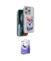 ieg™ iPhone 16 Pro Kılıf İz Minimal Koleksiyonu - Siyah Bilvis 5in1 5D Magic Hayalet Cam Ekran Koruyucu