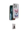 ieg™ iPhone 16 Pro Kılıf İz Minimal Koleksiyonu - Siyah Bilvis Hayalet Cam Ekran Koruyucu
