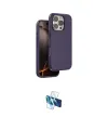 ieg™ iPhone 16 Pro Kılıf Kıvılcım Çizgi Serisi - Siyah 3D Antistatik Seramik Nano Ekran Koruyucu