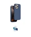 ieg™ iPhone 16 Pro Kılıf Kıvılcım Çizgi Serisi - Siyah 3D Antistatik Seramik Nano Ekran Koruyucu