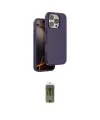 ieg™ iPhone 16 Pro Kılıf Kıvılcım Çizgi Serisi - Siyah Joko Magic 5D Hayalet Cam