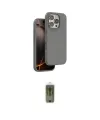 ieg™ iPhone 16 Pro Kılıf Kıvılcım Çizgi Serisi - Siyah Joko Magic 5D Hayalet Cam