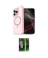 ieg™ iPhone 16 Pro Kılıf Kıvılcım Form Prime - Şeffaf 360 Full Body Arka Koruyucu