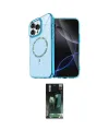 ieg™ iPhone 16 Pro Kılıf Kıvılcım Form Prime - Siyah 360 Mat Full Body Arka Koruyucu