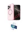 ieg™ iPhone 16 Pro Kılıf Kıvılcım Form Prime - Siyah 3D Antistatik Cam Ekran Koruyucu
