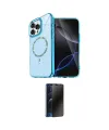 ieg™ iPhone 16 Pro Kılıf Kıvılcım Form Prime - Siyah 3D Antistatik Hayalet Cam Ekran Koruyucu