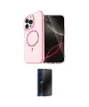 ieg™ iPhone 16 Pro Kılıf Kıvılcım Form Prime - Siyah 3D Antistatik Hayalet Cam Ekran Koruyucu