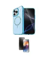 ieg™ iPhone 16 Pro Kılıf Kıvılcım Form Prime - Siyah 3D Antistatik Mat Seramik Nano Ekran Koruyucu