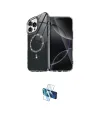 ieg™ iPhone 16 Pro Kılıf Kıvılcım Form Prime - Siyah 3D Antistatik Seramik Nano Ekran Koruyucu
