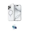 ieg™ iPhone 16 Pro Kılıf Kıvılcım Form Prime - Siyah 3D Antistatik Seramik Nano Ekran Koruyucu
