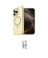 ieg™ iPhone 16 Pro Kılıf Kıvılcım Form Prime - Siyah Bilvis 0.18mm Plus Cam Ekran Koruyucu