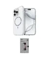 ieg™ iPhone 16 Pro Kılıf Kıvılcım Form Prime - Siyah Bilvis 3D Mat Cam Ekran Koruyucu