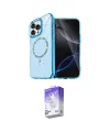 ieg™ iPhone 16 Pro Kılıf Kıvılcım Form Prime - Siyah Bilvis 5in1 3D Magic Cam Ekran Koruyucu