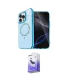 ieg™ iPhone 16 Pro Kılıf Kıvılcım Form Prime - Siyah Bilvis 5in1 5D Magic Hayalet Cam Ekran Koruyucu