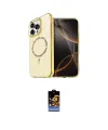 ieg™ iPhone 16 Pro Kılıf Kıvılcım Form Prime - Siyah Buffer Hayalet Cam Ekran Koruyucu