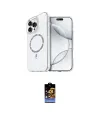 ieg™ iPhone 16 Pro Kılıf Kıvılcım Form Prime - Siyah Buffer Hayalet Cam Ekran Koruyucu