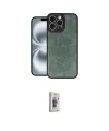 ieg™ iPhone 16 Pro Kılıf Kıvılcım Işık Serisi - Siyah Bilvis 3D Cam Ekran Koruyucu