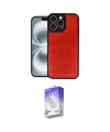ieg™ iPhone 16 Pro Kılıf Kıvılcım Işık Serisi - Siyah Bilvis 5in1 3D Magic Cam Ekran Koruyucu